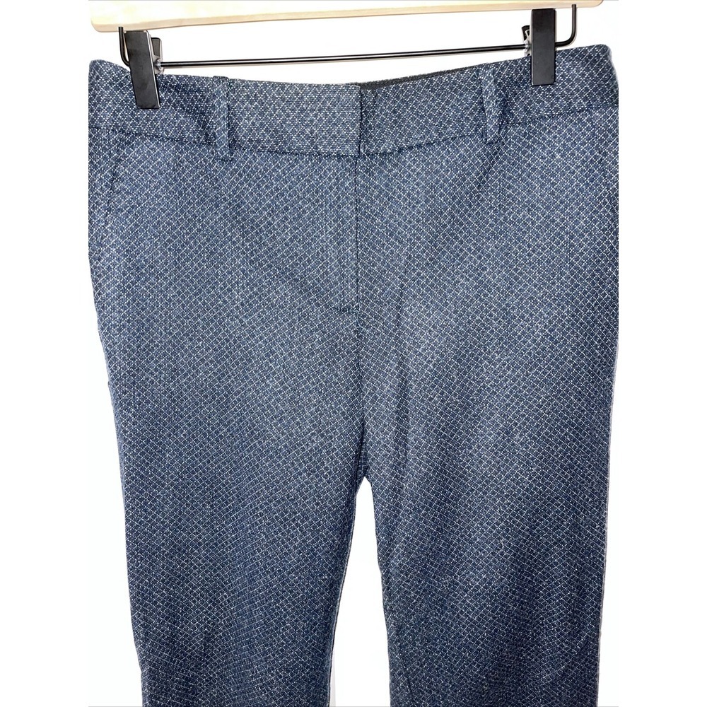 Talbots Wool Pants Size‎ 2 Blue Check Dress Career Work 28 W Mid Rise Womens